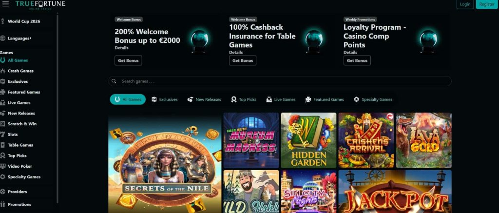 true fortune casino